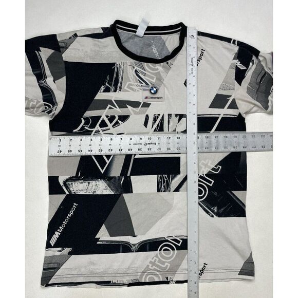 Puma BMW Motorsport All Over Print Graphic T-shirt Men Medium Short Sleeve - Picture 6 of 6